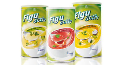 Soupes Shakes 4 goûts stabilisateurs de poids FiguActiv