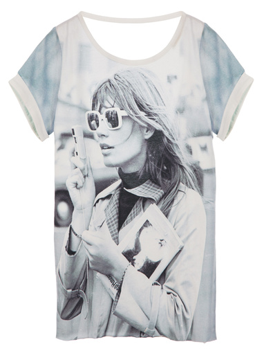 Maje honore Françoise Hardy en tee-shirt