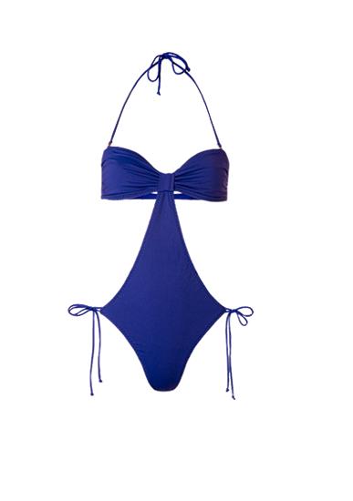 Trikini bleu-violet Mango été 2010