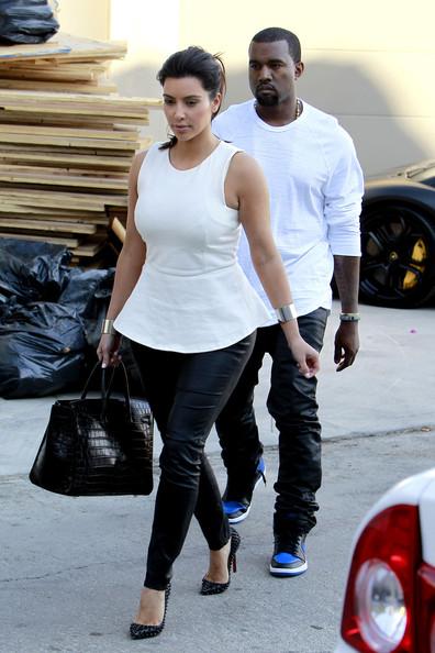 Kim Kardashian et Kanye West, un look identique