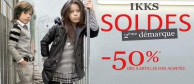 Soldes en folie chez IKKS JUNIOR