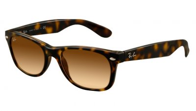 Ray Ban Wayfarer monture tachetée et verres marrons lunettes de soleil tendances