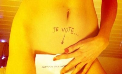 Frédérique Bel vote pour François Hollande