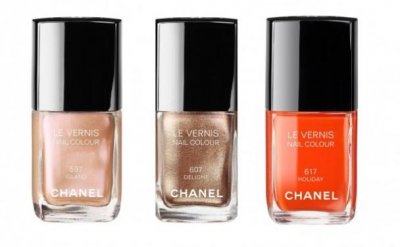 Les vernis à ongles Summertime par Chanel
