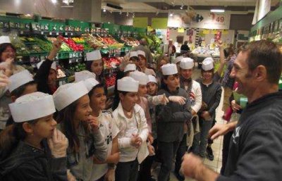 La chaîne du goût : un professionnel face aux collégiens