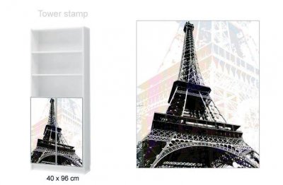 La Tour Eiffel sur une étagère IKEA