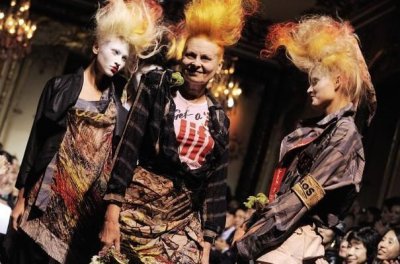 La styliste Vivienne Westwood