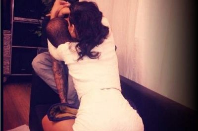 Rihanna : un petit calin pour son homme !