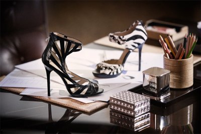 Escarpins style spartiate et zébré Jimmy Choo pour H&M