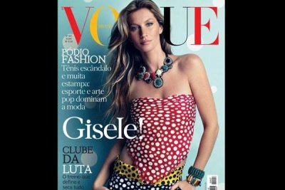 Gisele Bundchen en couverture de Vogue édition brésilienne