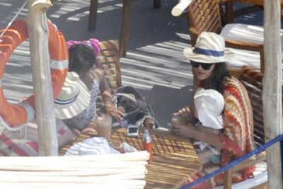 Jessica Alba, en vacances en Italie