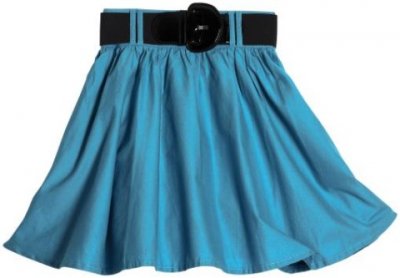 H M collectio printemps ete 2009 femme jupe bleue