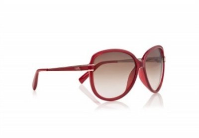 Lunettes de soleil Oversized rouges Karl