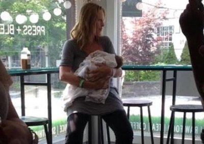 Uma Thurman et sa fille à New York