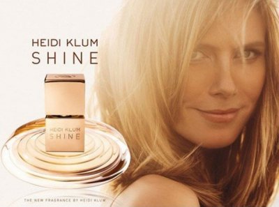 Le nouveau parfum luxueux et naturel de Heidi Klum, Shine, fragrance 2011
