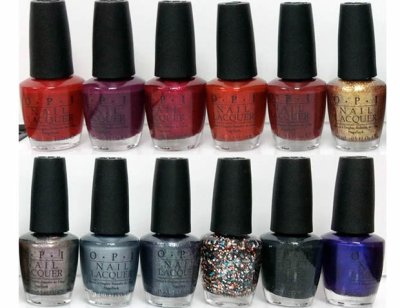 Les 12 vernis de la collection James Bond signée OPI