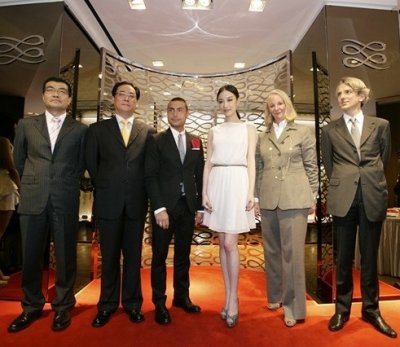 Des personnalités présentes à l’ouverture de la boutique Lancel à Shanghaï