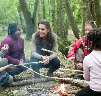 Kate Middleton se met au camping !