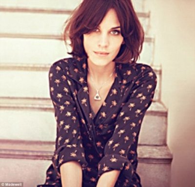 Alexa Chung pour la campagne publicitaire de Madewell