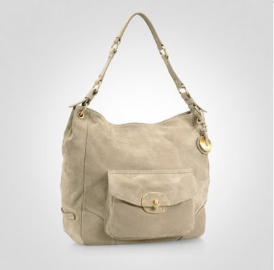 Sac beige Tommy Hilfiger par Renée Zellweger printemps été 2011