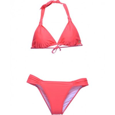 Bikini fushia flashy Billabong triangle bas froncé collection printemps été 2011 