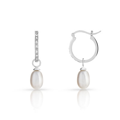 Boucles d'oreilles Maty en argent perle de culture Collection 2011