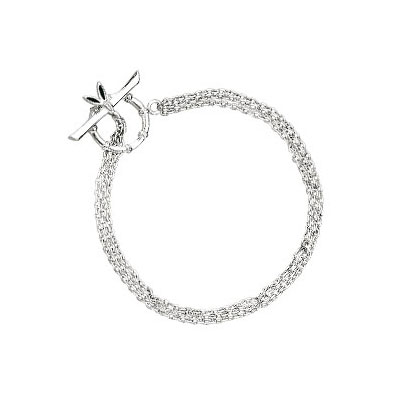 Bracelet argent fermoir fantaisie Maty collection 2011