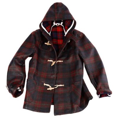 Duffle coat écossais collection homme Serge Blanco automne hiver 2010 2011