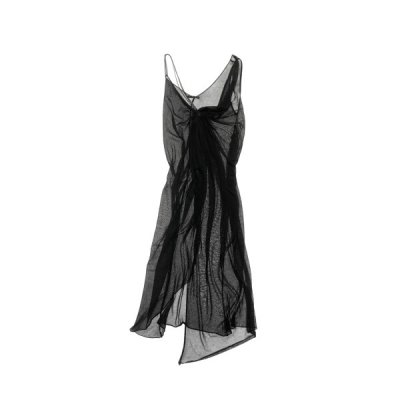 Robe en voile noir façon asymétrique Sisley Benetton collection femme-printemps-été 2011 ?