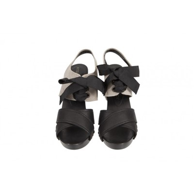 Sandales bicolores Stella McCartney hiver 2014-15