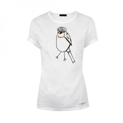 T-shirt Burberry imprimé moineau 100% coton