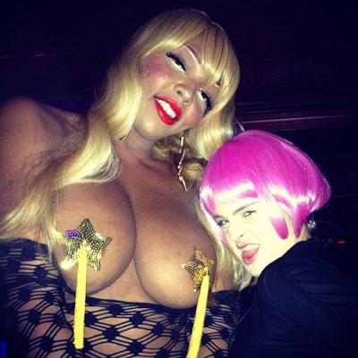 Kelly Osbourne et son amie Amazon Rachel à Los Angeles