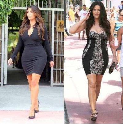 Kim et Khloe : deux Kardashian terriblement sexy !