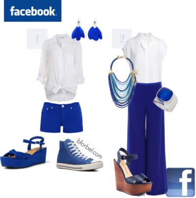 Collection aux couleurs de Facebook