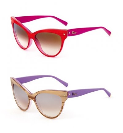 Lunettes de soleil Marquises par Dior colorblock tendance été 2011