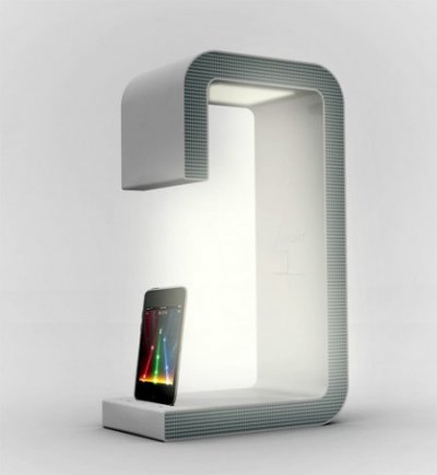 Lumière sur l'iPod Speacker Bed Light