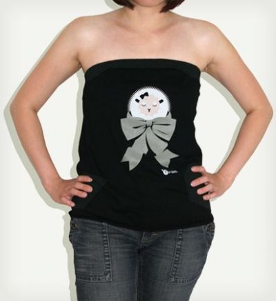 Bustier femme noir Mouton Antoinette