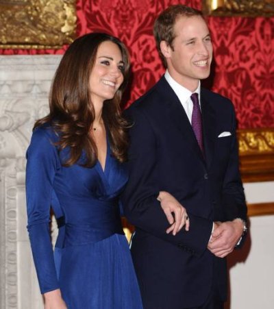 Kate Middleton et le Prince William lors de leurs fiançailles novembre 2010