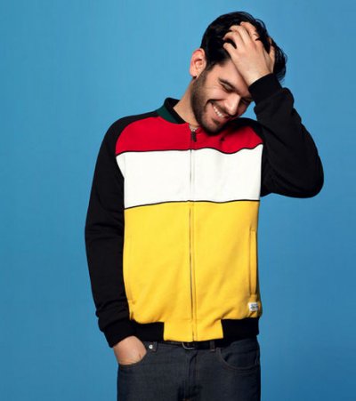 La veste multicolore de la collection 