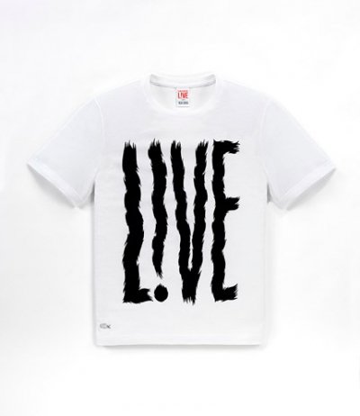 Le tee-shirt Lacoste « L !ve » par Micah Lidberg 