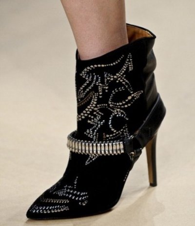 Isabel Marant et ses santiags à talons Automne-Hiver 2012/2013