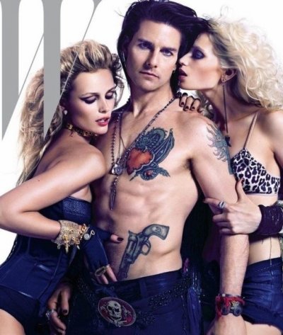 Tom Cruise en junkie sur la couverture de W