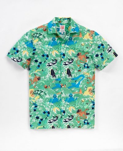 La chemise animalière style hawaïenne selon Lacoste et Micah Lidberg