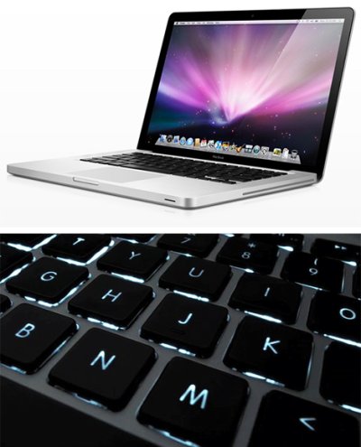 Zoom clavier MacBook d'Apple