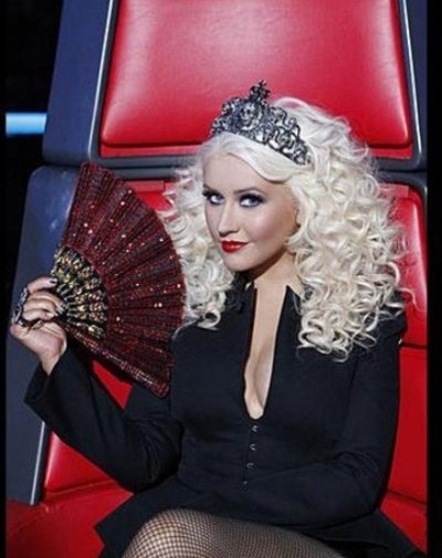 Christina Aguilera mène la danse dans the Voice