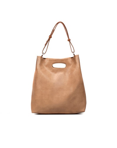 Sac shopper bronze à anse réglable