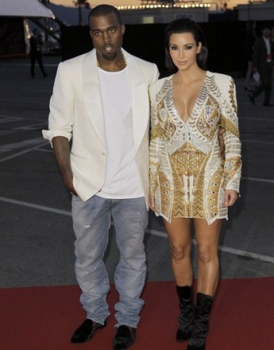 Kanye West et Kim Kardashian : couple glamour à Cannes