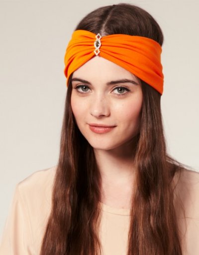 Turban couleur corail collection accessoires Asos printemps-été 2011