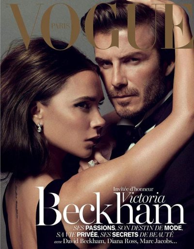 David et Victoria Beckham, Vogue décembre 2013