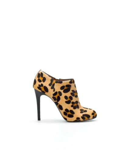 Sandales bottines imprime leopard Zara Chaussures femme hiver 2011